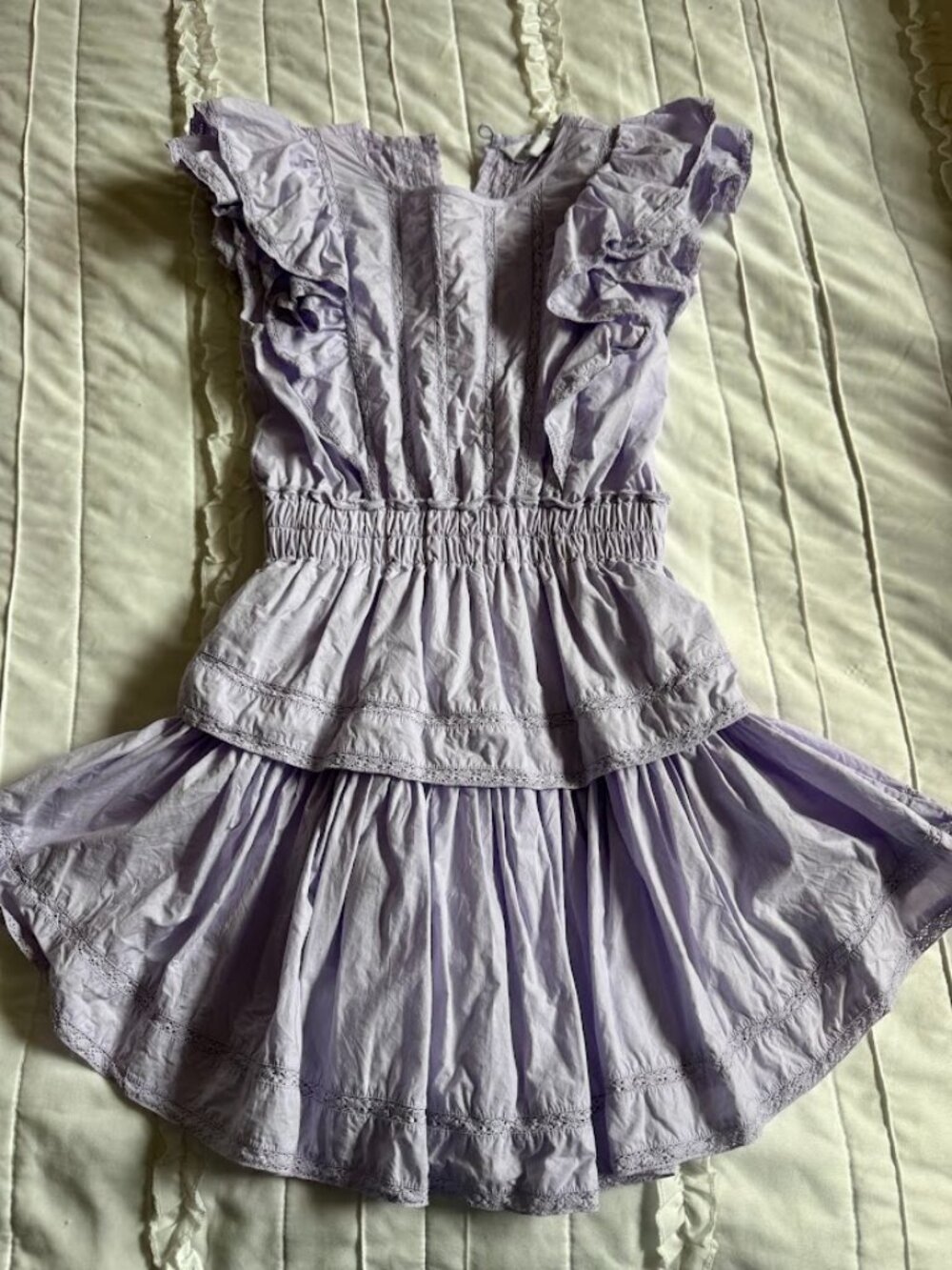 Eyelet & Ivy Girls Size 10 Lilac Sarah Short Sleeved Dress